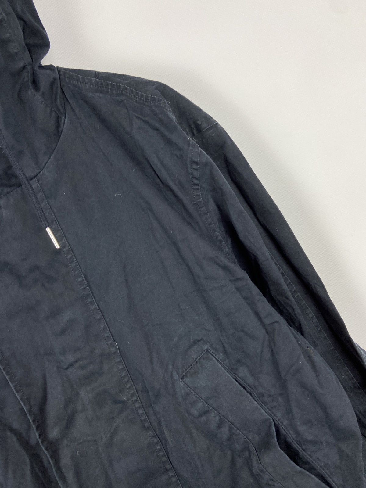 A.P.C. × Designer A.P.C. Navy Dark/Blue Faded Hooded Cliff Parka Mens Jacket Size US XXL / EU 58 / 5 - 9 Thumbnail