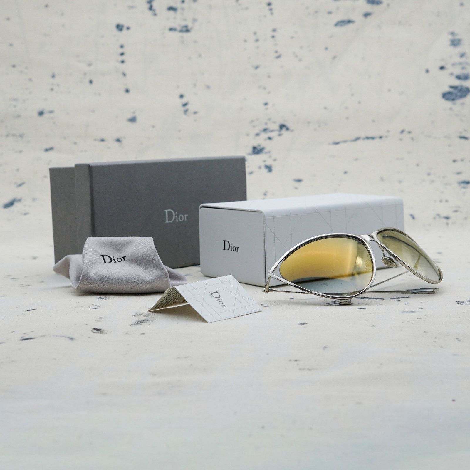 Dior Dior new motard silver gradient cat eye cd logo sunglasses Size ONE SIZE - 11 Thumbnail