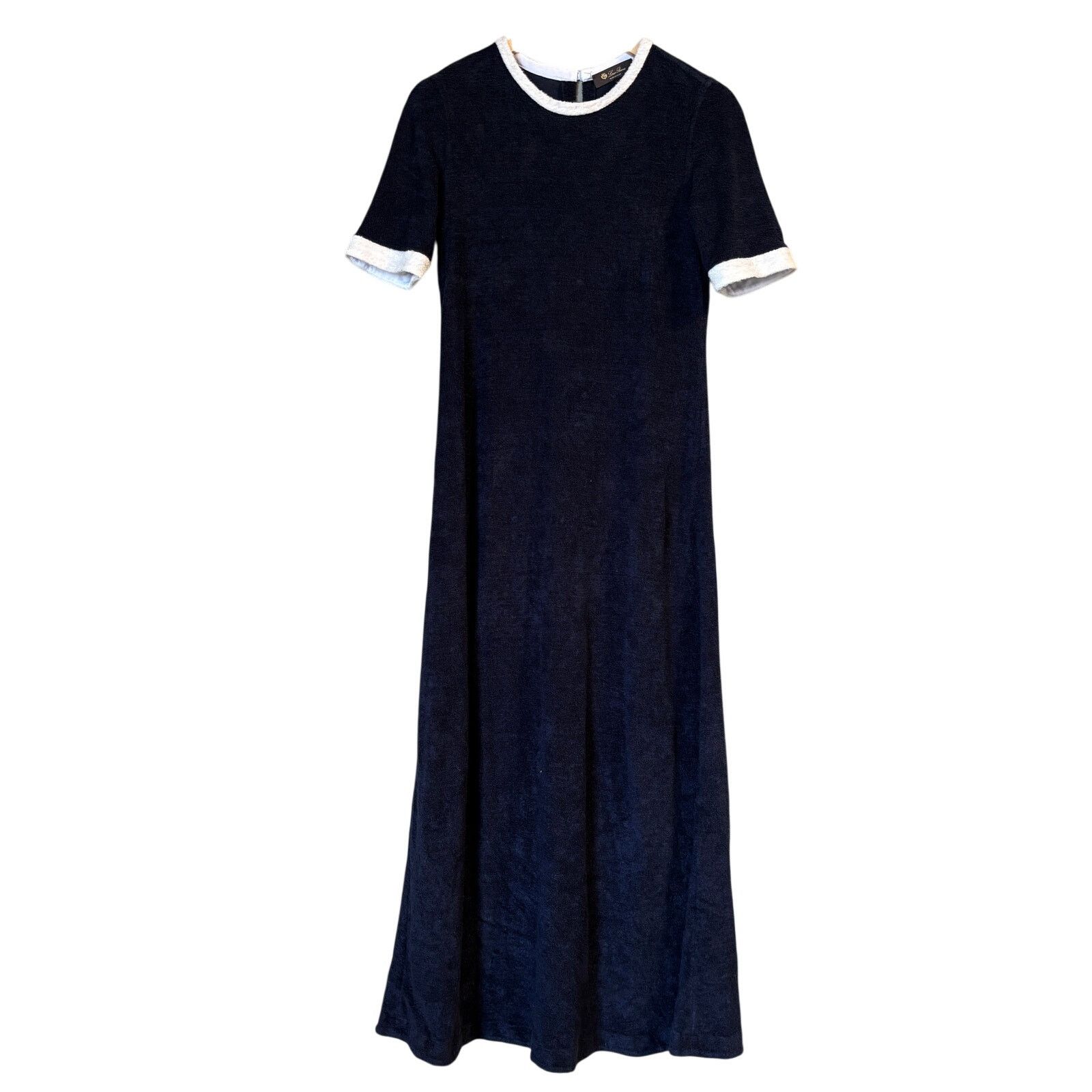 Loro Piana Loro Piana Lavagna Piped Linen Cotton Terry Dress Women's 46 Size L / US 10 / IT 46 - 1 Thumbnail