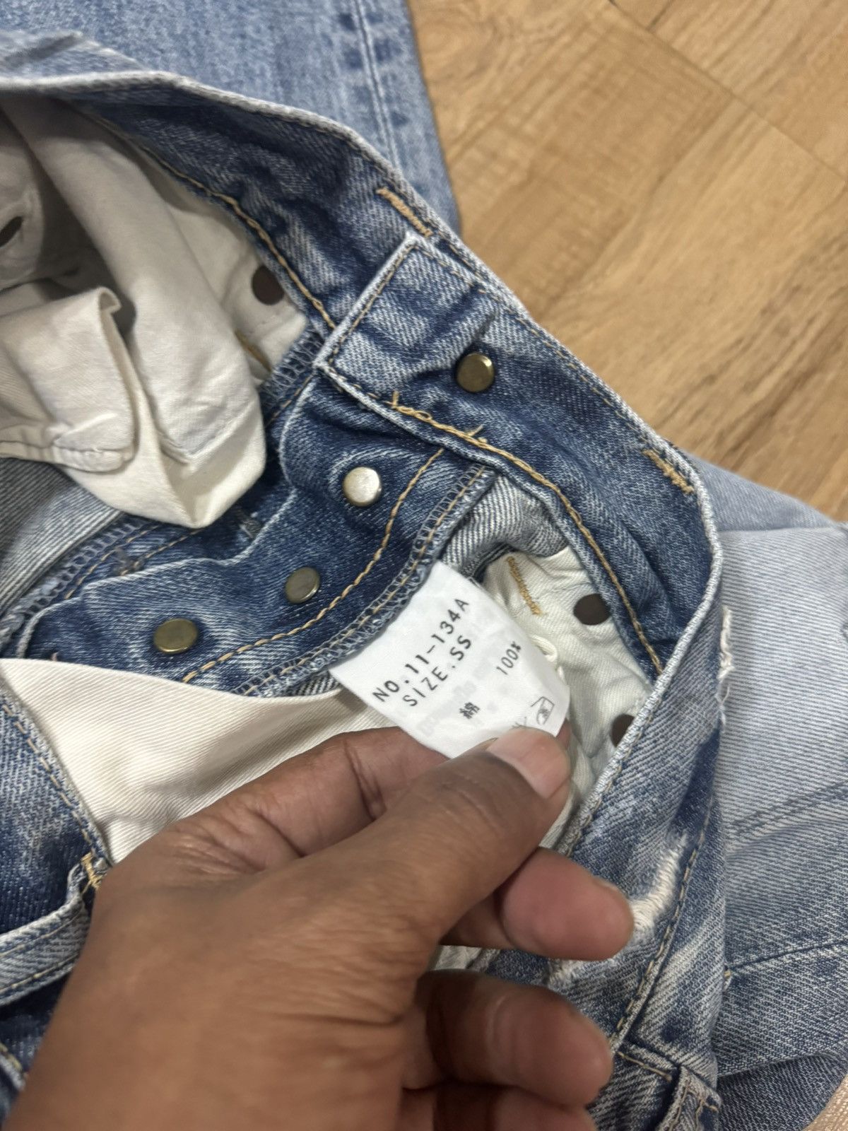 Japanese Brand DOMINGO PATCHWORKS STYLE JEANS Size US 28 / EU 44 - 5 Thumbnail