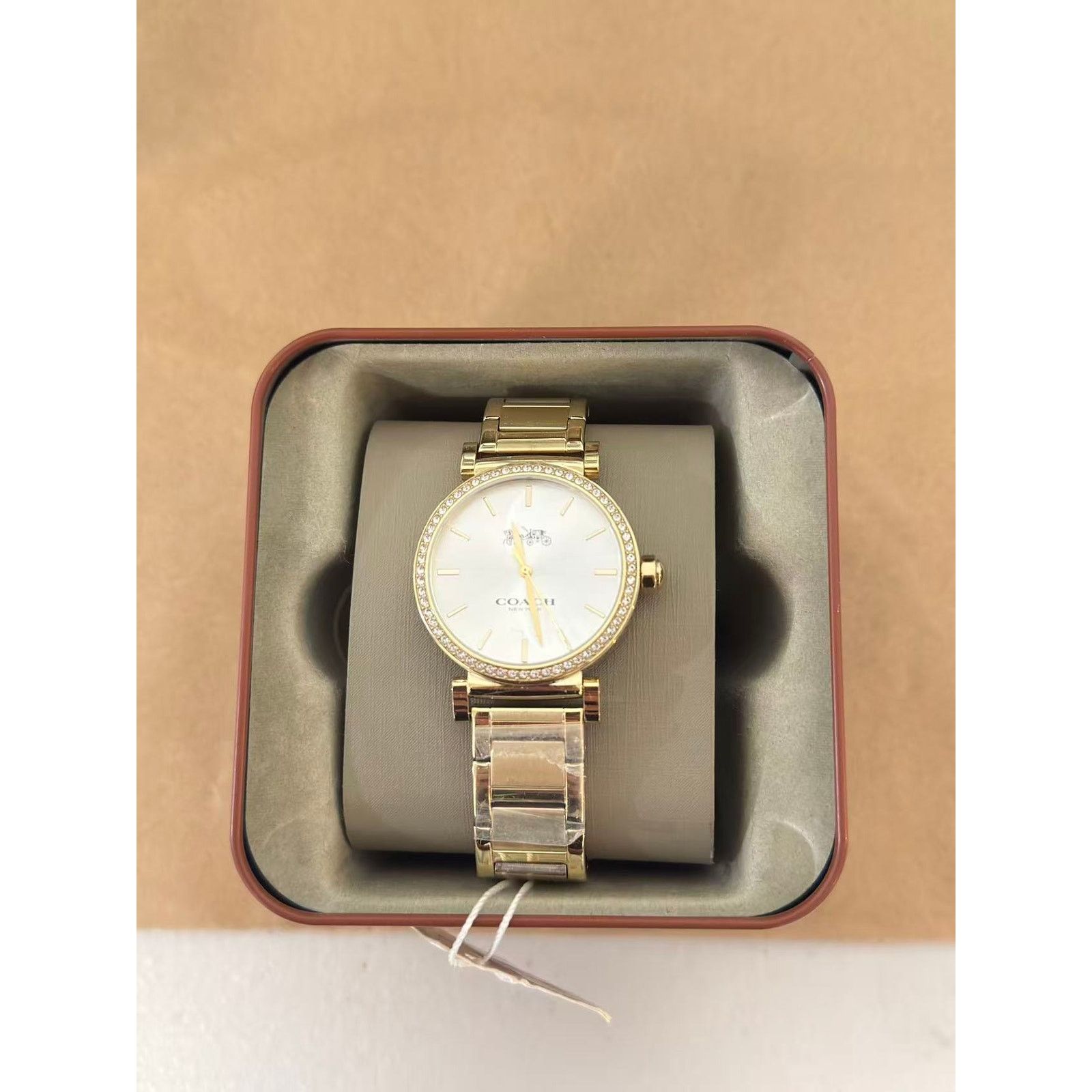 Coach 14503578 Ladies Madison Gold Band Dial Perry Watch