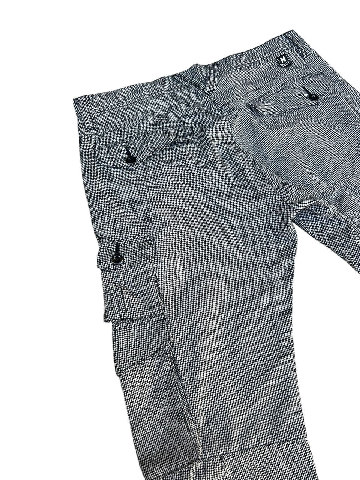 Nicole Club Nicole Hideaways Japan Houndstooth Cargo Flare Trouser Pant Size US 30 / EU 46 - 16 Thumbnail