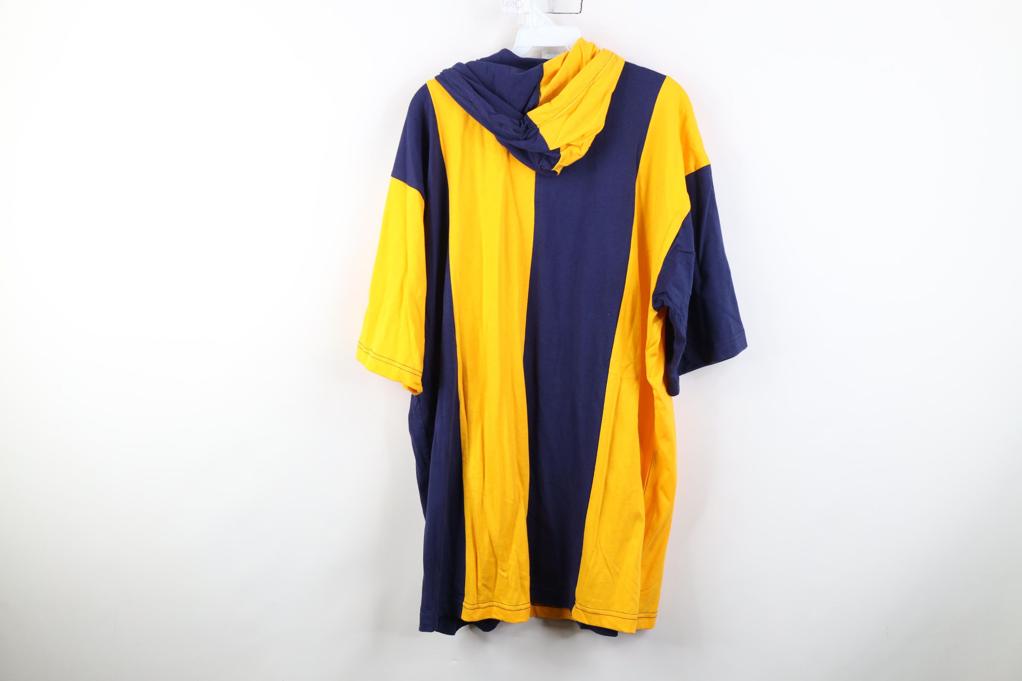 Vintage Deadstock Vintage 90s University of Michigan Hooded T-Shirt Size US XL / EU 56 / 4 - 10 Thumbnail