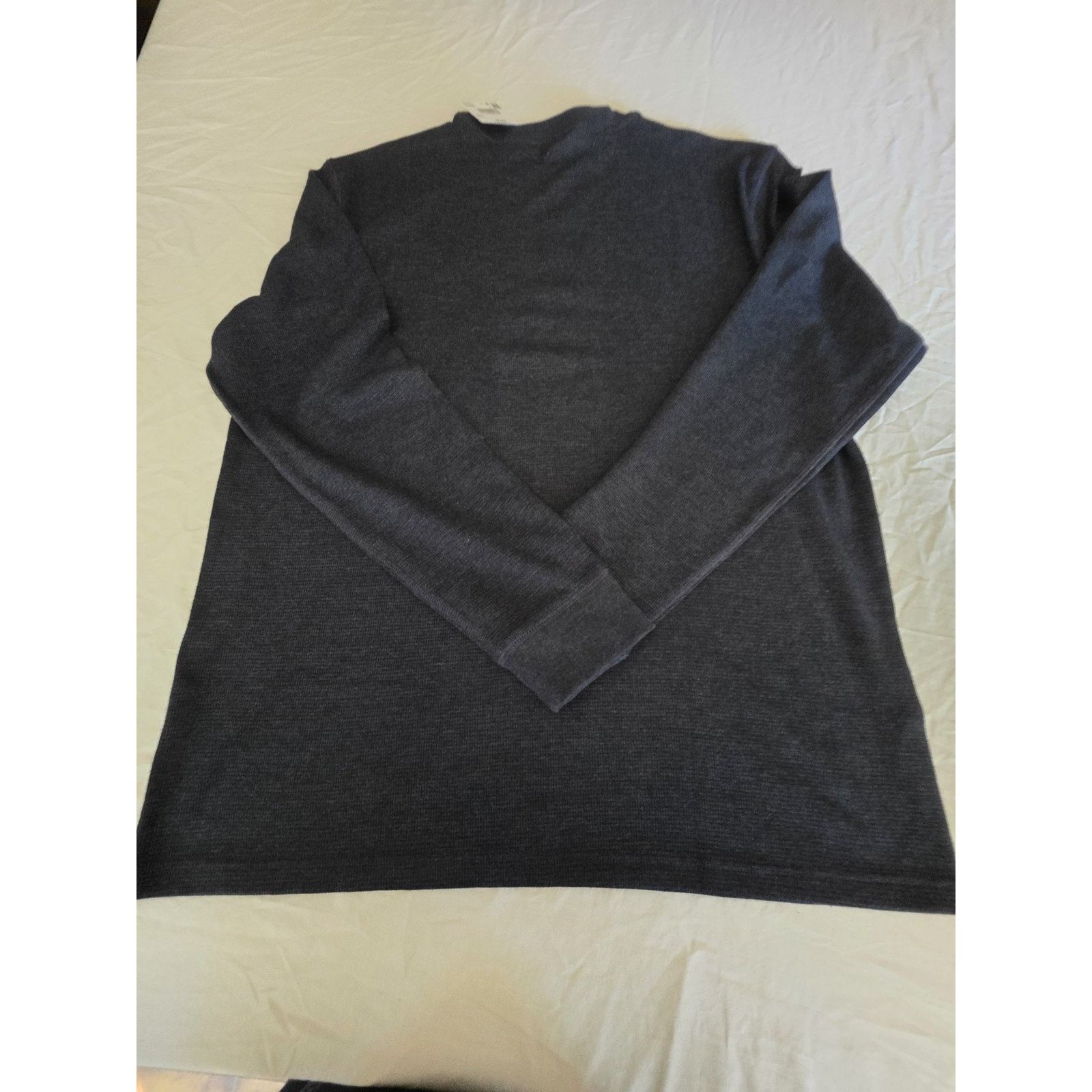 American Eagle Outfitters American Eagle Men's Size Xl Long sleeve Grey Thermal Shirt Size US XL / EU 56 / 4 - 5 Thumbnail