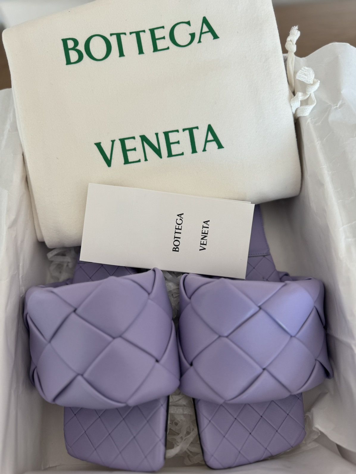 Bottega Venetta Intrecciato Lido Flat Sandals