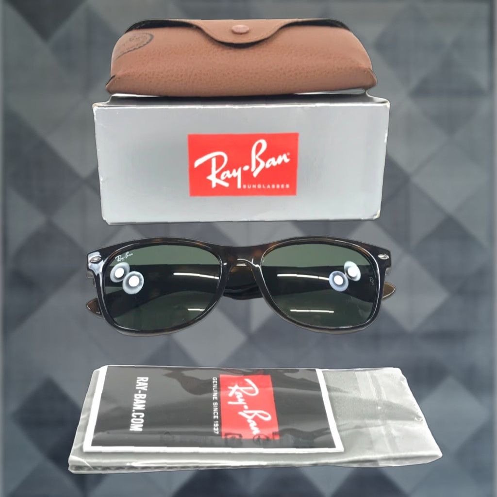 VINTAGE Ray-Ban Sunglasses RB2132 NEW WAYFARER 902/L Tortoise