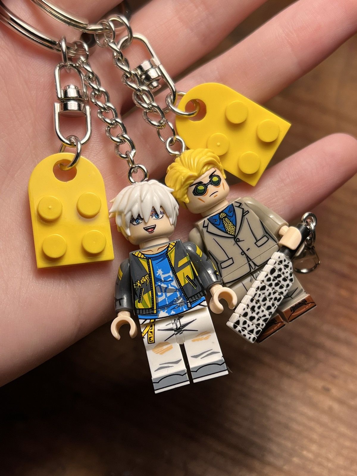 Anime Nanami gojo Jujutsu Kaisen anime minifigure keychain keyring Size ONE SIZE - 1 Thumbnail