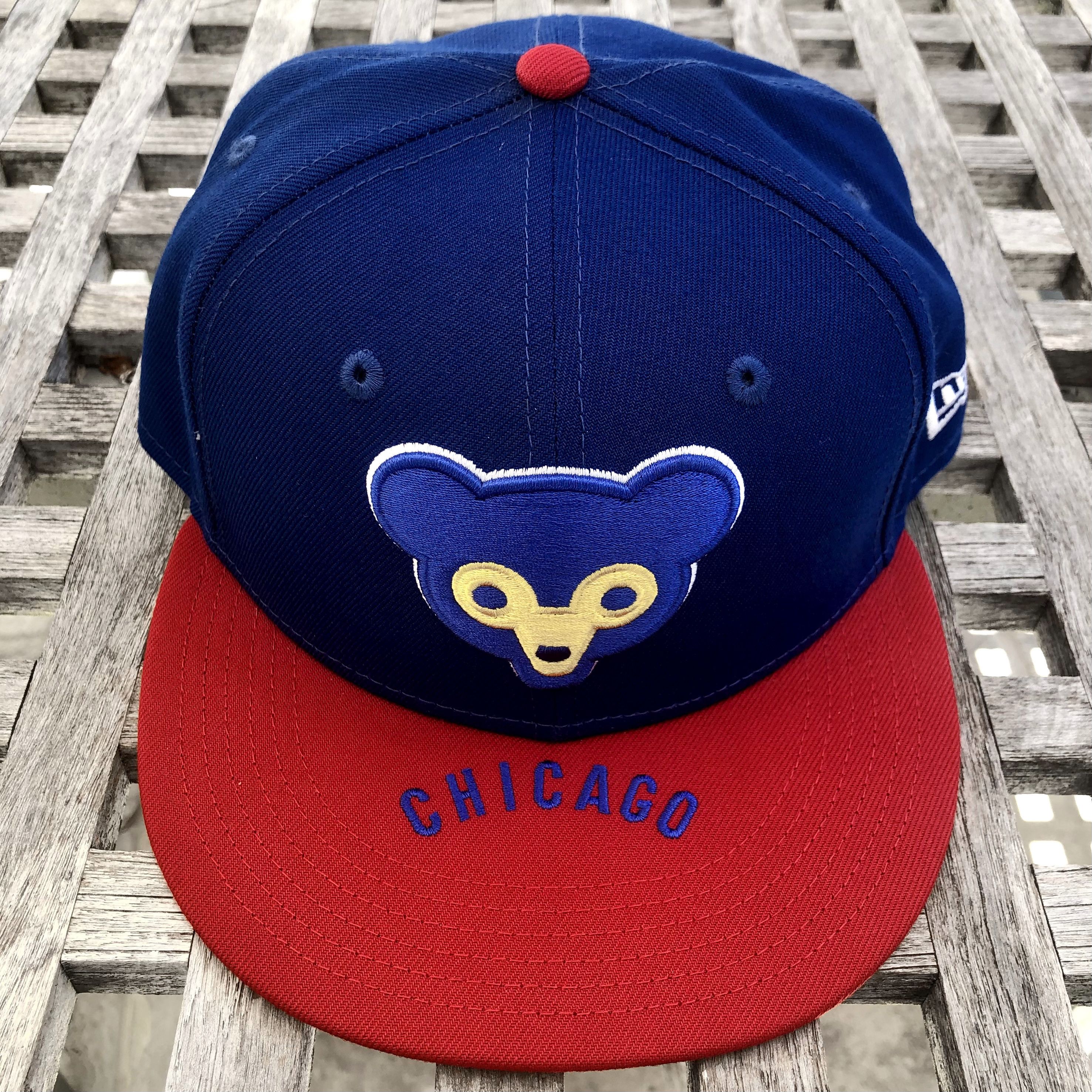New Era Chicago Cubs Bear Face Cooperstown 59FIFTY Fitted Hat 7 1/4 Size ONE SIZE - 1 Thumbnail
