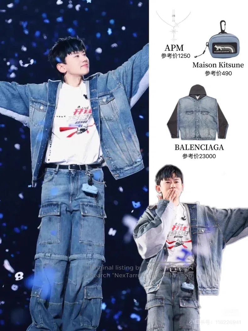 Balenciaga Balenciaga size XS Sun Bleached Light Indigo Denim Flare P Size US 27 - 8 Thumbnail