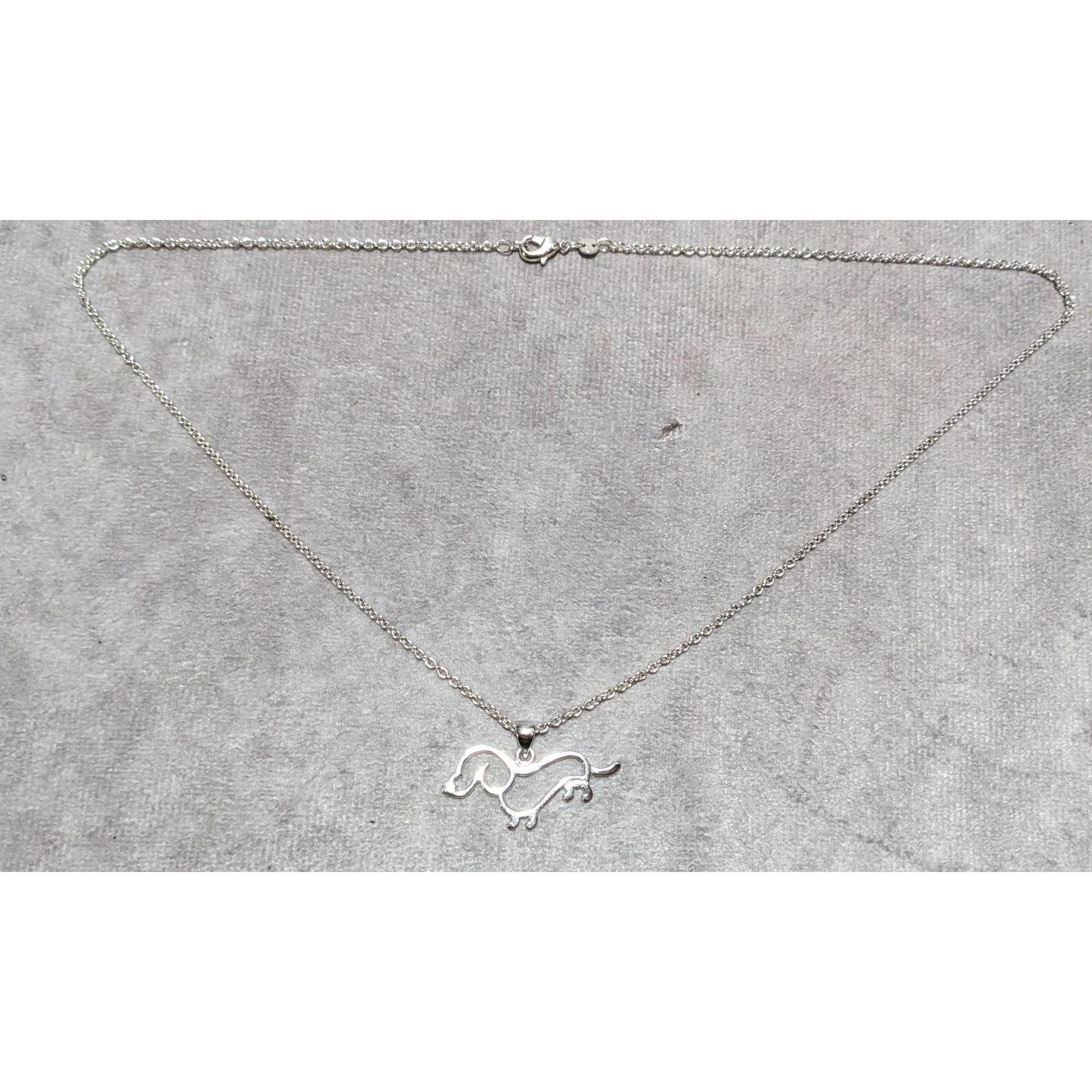 Other Minimalist Silver Dachshund Necklace Size ONE SIZE - 9 Thumbnail