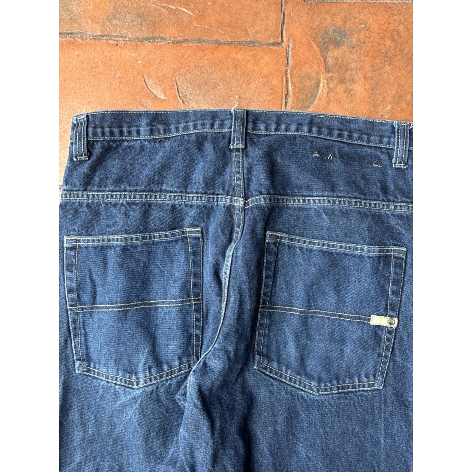 Southpole VINTAGE Southpole Baggy Jeans Men’s 34 Blue Grunge Skater 90s Hip Hop Distressed Pockets Wide-Leg Modern Fit Mens Size US 34 / EU 50 - 5 Thumbnail