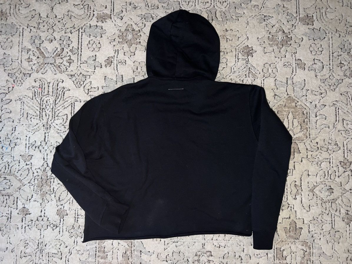 Maison Margiela Maison Margiela Logo-Print Half Zip Hoodie
