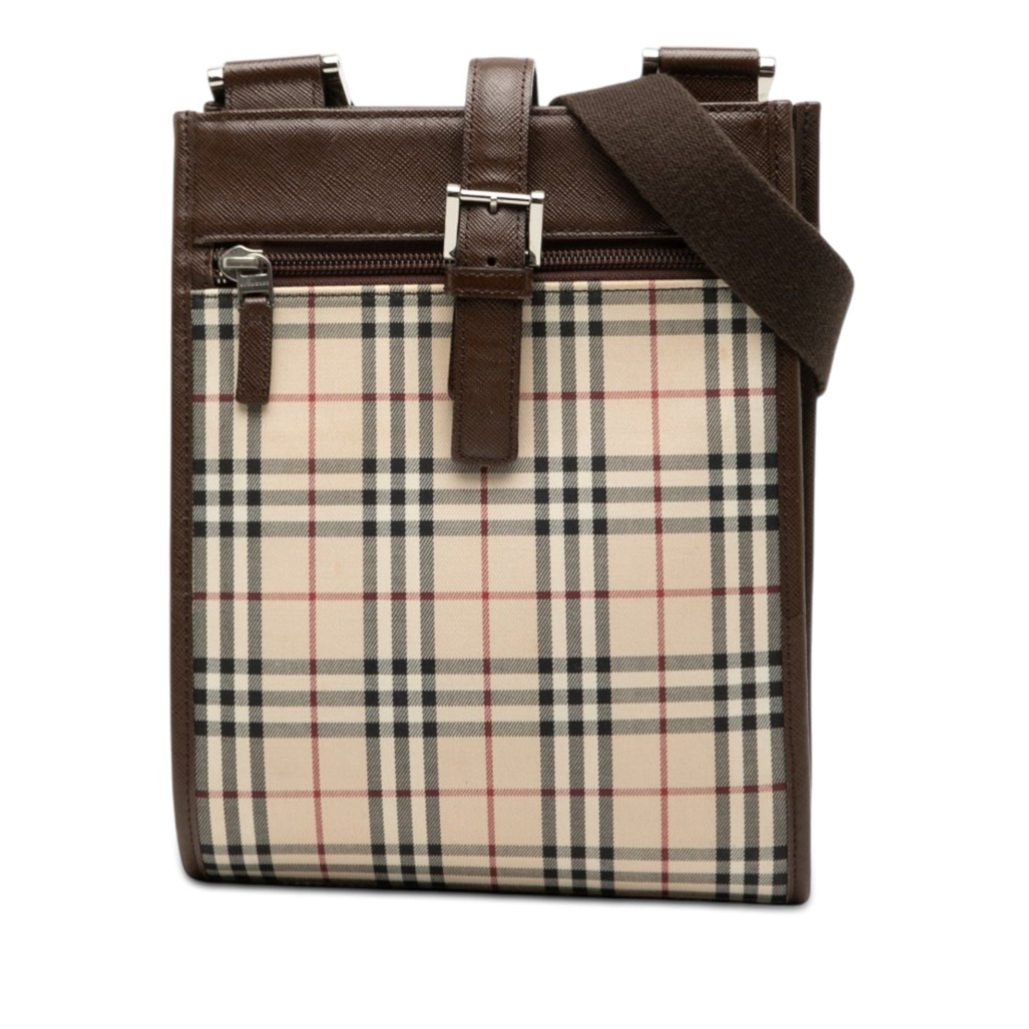 Burberry House Check Canvas Crossbody Size ONE SIZE - 1 Thumbnail
