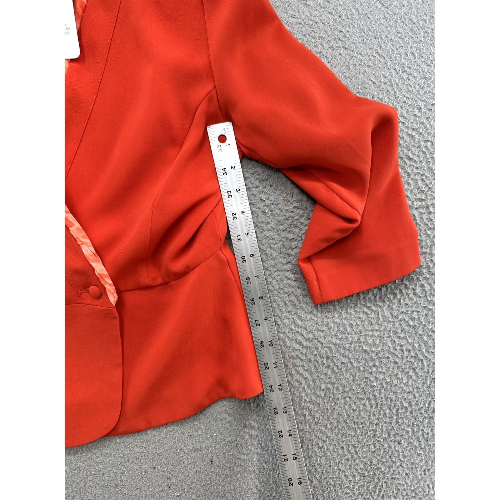 Vintage Cabi Jane Jacket Blazer Orange Spring 2015 Women’s Size 4 NEW Size S / US 4 / IT 40 - 5 Thumbnail