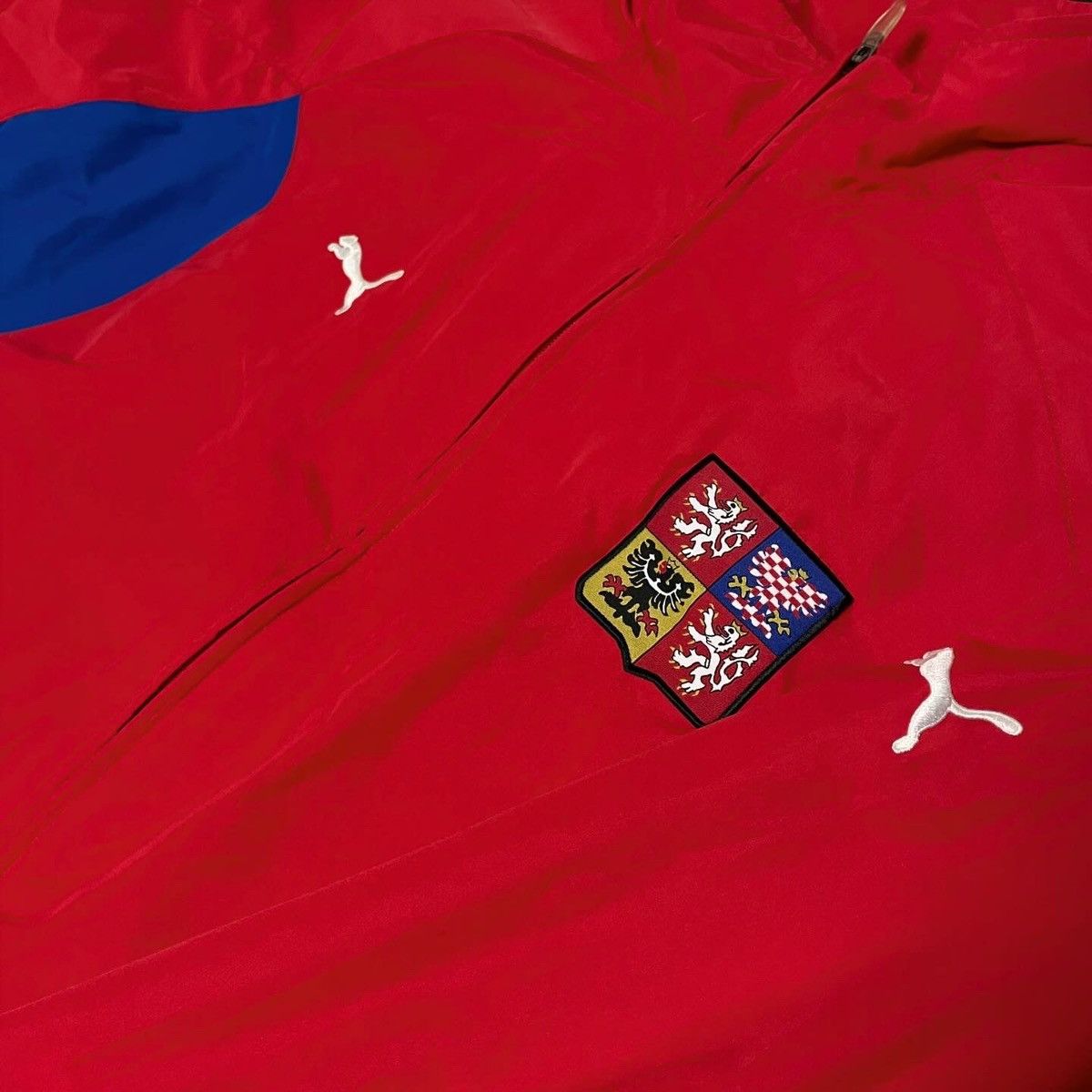Puma Puma Czech Republic Team Jacket 90s Vintage Red Size US XXL / EU 58 / 5 - 4 Thumbnail