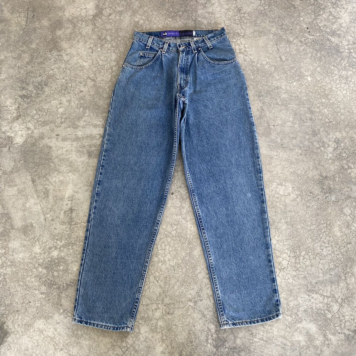 Levi's Vintage 1994 Levi’s Silvertab Pleated Baggy Denim Jeans Size US 29 - 2 Thumbnail
