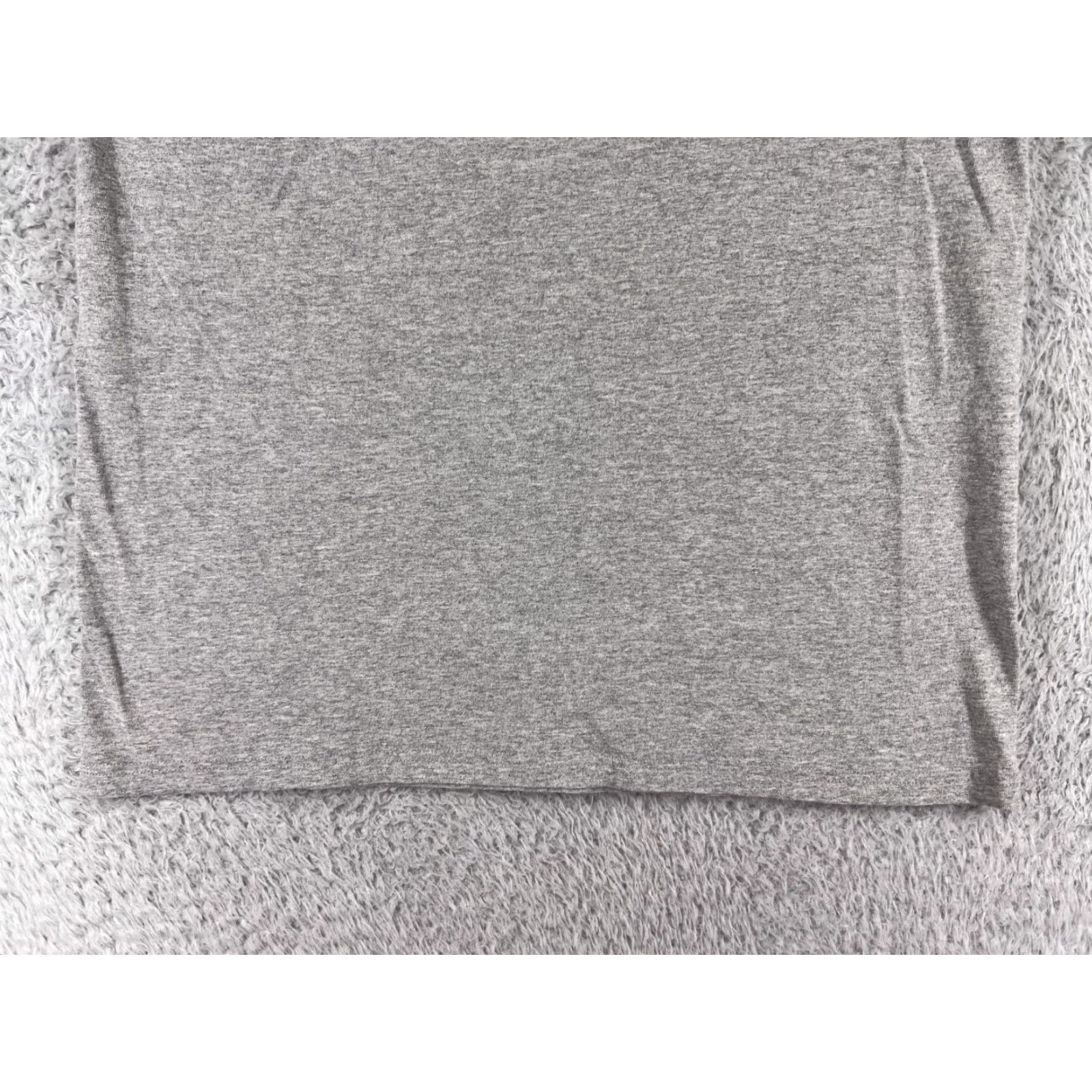 Adidas Adidas Shirt Men M Gray Spellout Logo Three Stripes Short Sleeve Crew Neck - T-Shirt, Cotton Blend, Jersey, Regular Fit Size US M / EU 48-50 / 2 - 6 Thumbnail