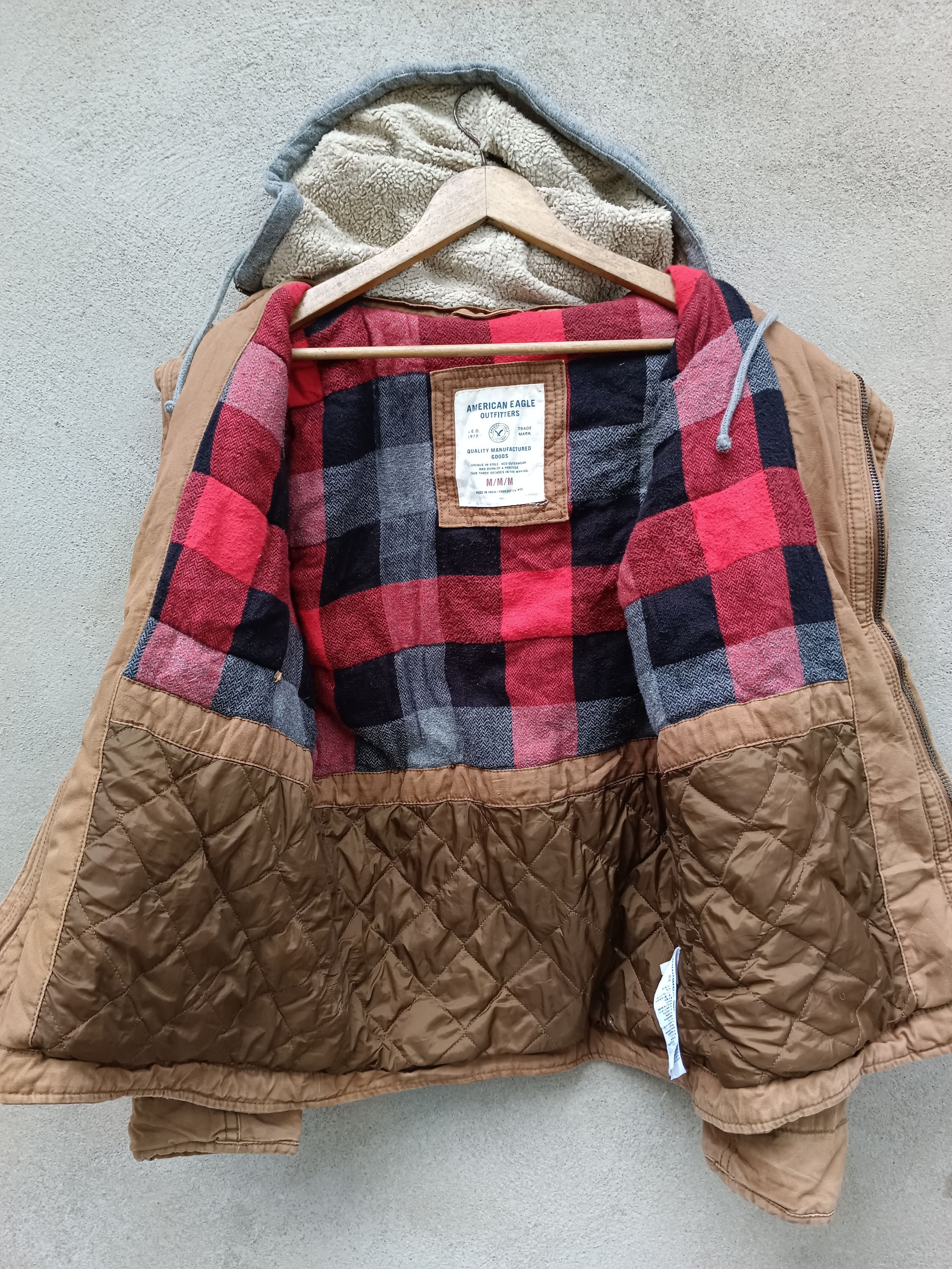 14th Addiction × Carhartt × Le Grande Bleu (L.G.B.) Vintage American Eagle Outfitters Jacket Size US M / EU 48-50 / 2 - 4 Thumbnail