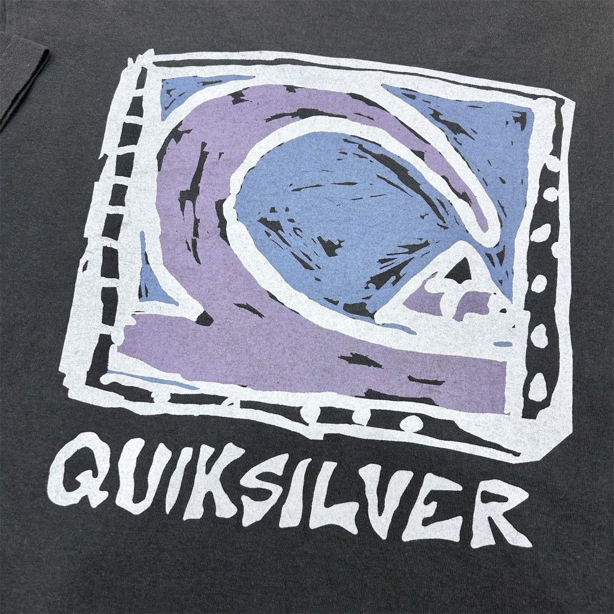Quiksilver Quiksilver Wave Abstract Surf Graphic Tshirt Size US L / EU 52-54 / 3 - 5 Thumbnail