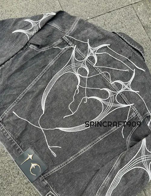 Jean Ishiguro x Etou y2k Graphic Denim Jacket Size US M / EU 48-50 / 2 - 3 Thumbnail