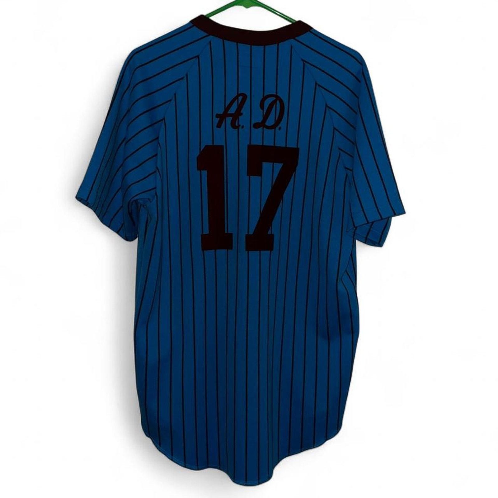 Supreme Supreme Baseball Jersey AD 17 Pinstripe SS17 size L Size US L / EU 52-54 / 3 - 2 Thumbnail