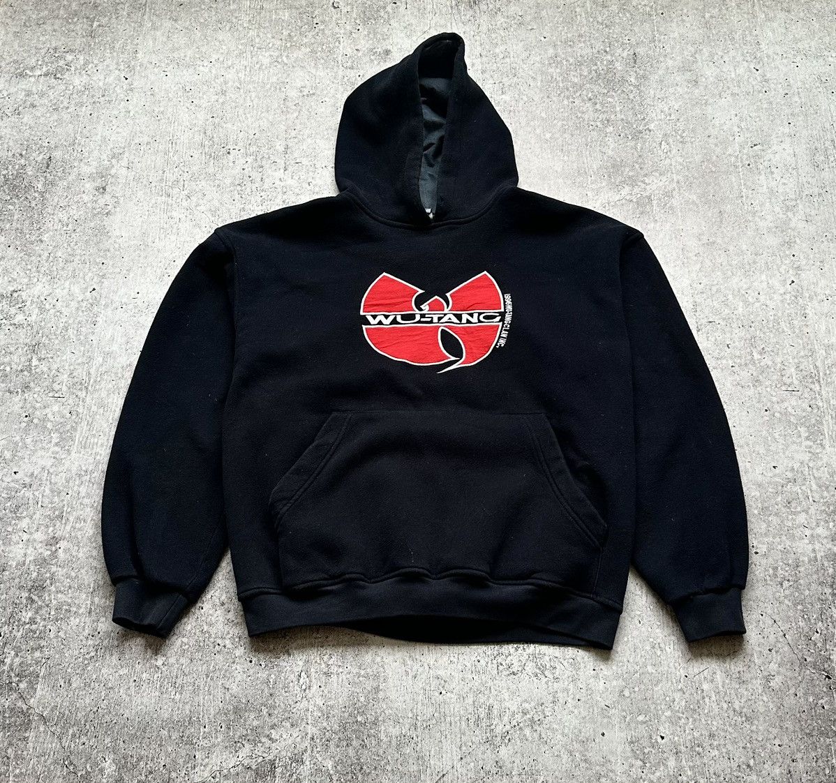 Band Tees 90s WU-TANG CLAN VINTAGE FLEECE HOODIE Size US L / EU 52-54 / 3 - 1 Thumbnail