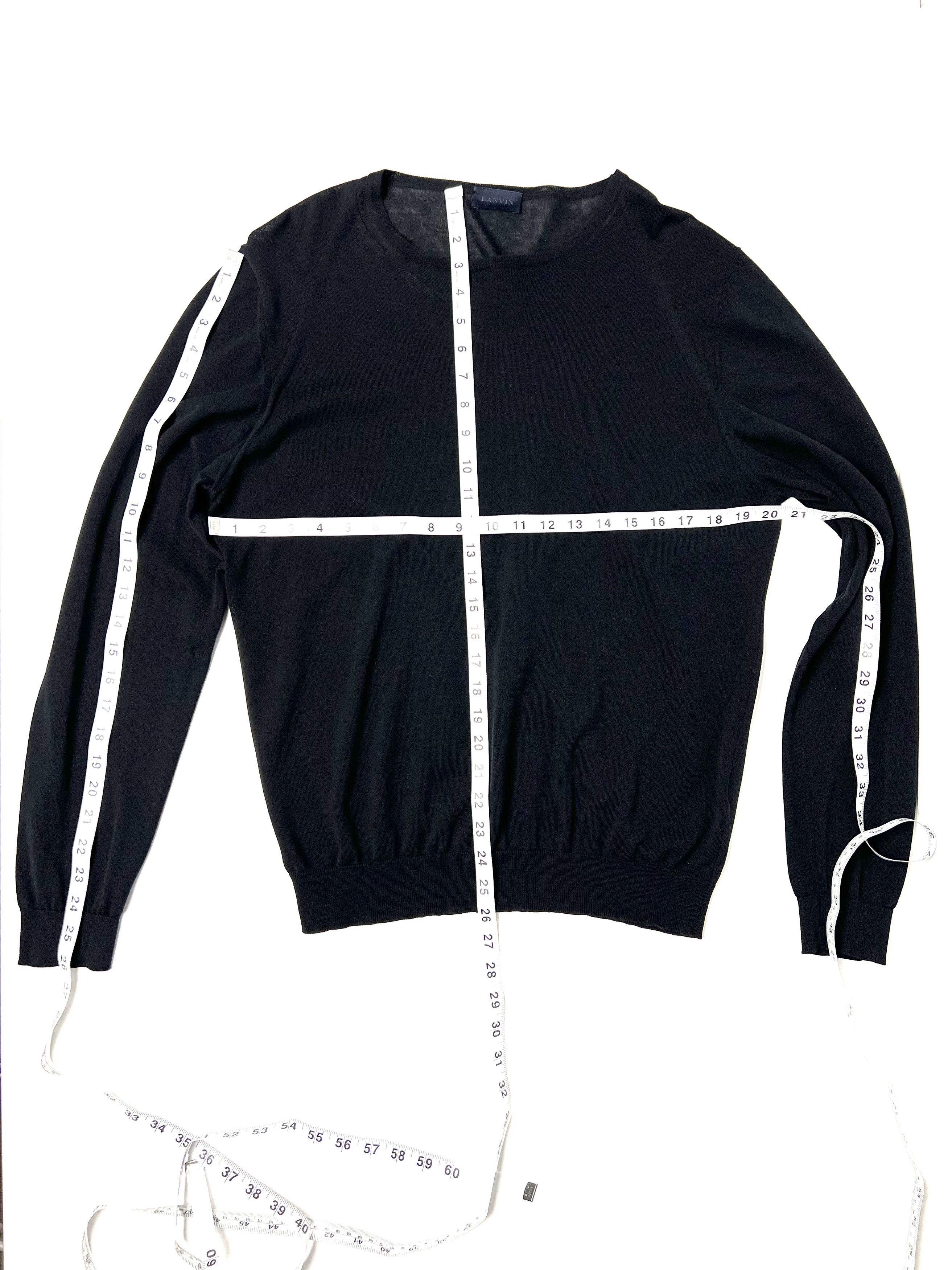 Lanvin NEW, LANVIN SUPERFINE KNITED CREWNECK SWEATER, MADE IN ITALY Size US XL / EU 56 / 4 - 15 Thumbnail