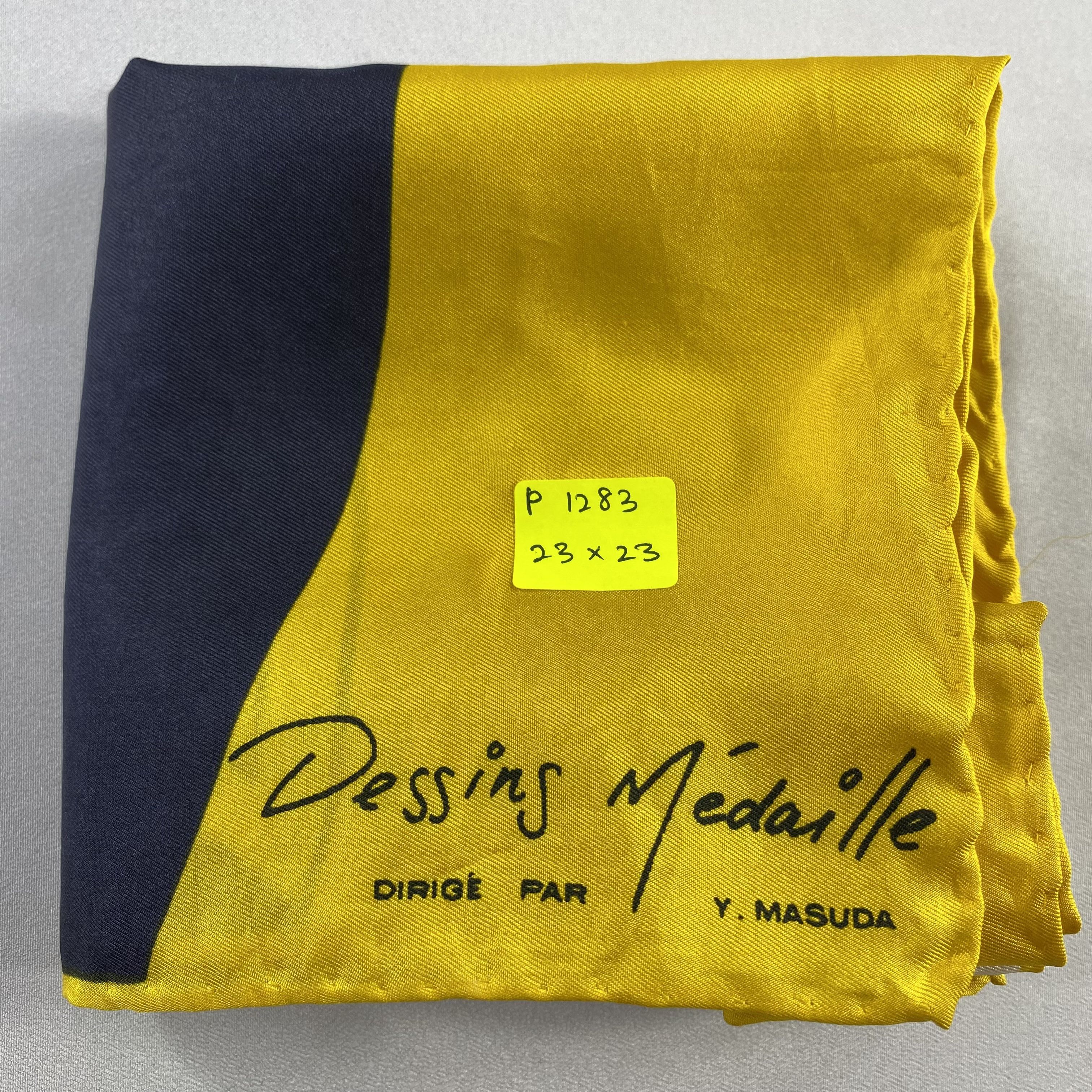 Vintage Dessins Medaille Bandana/ Handkerchief / Neckerchief-P1283 Size ONE SIZE - 7 Thumbnail