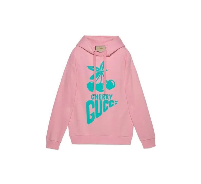 Gucci Gucci Pink Hoodie with Lettering Print-2507 Size S / US 4 / IT 40 - 7 Thumbnail