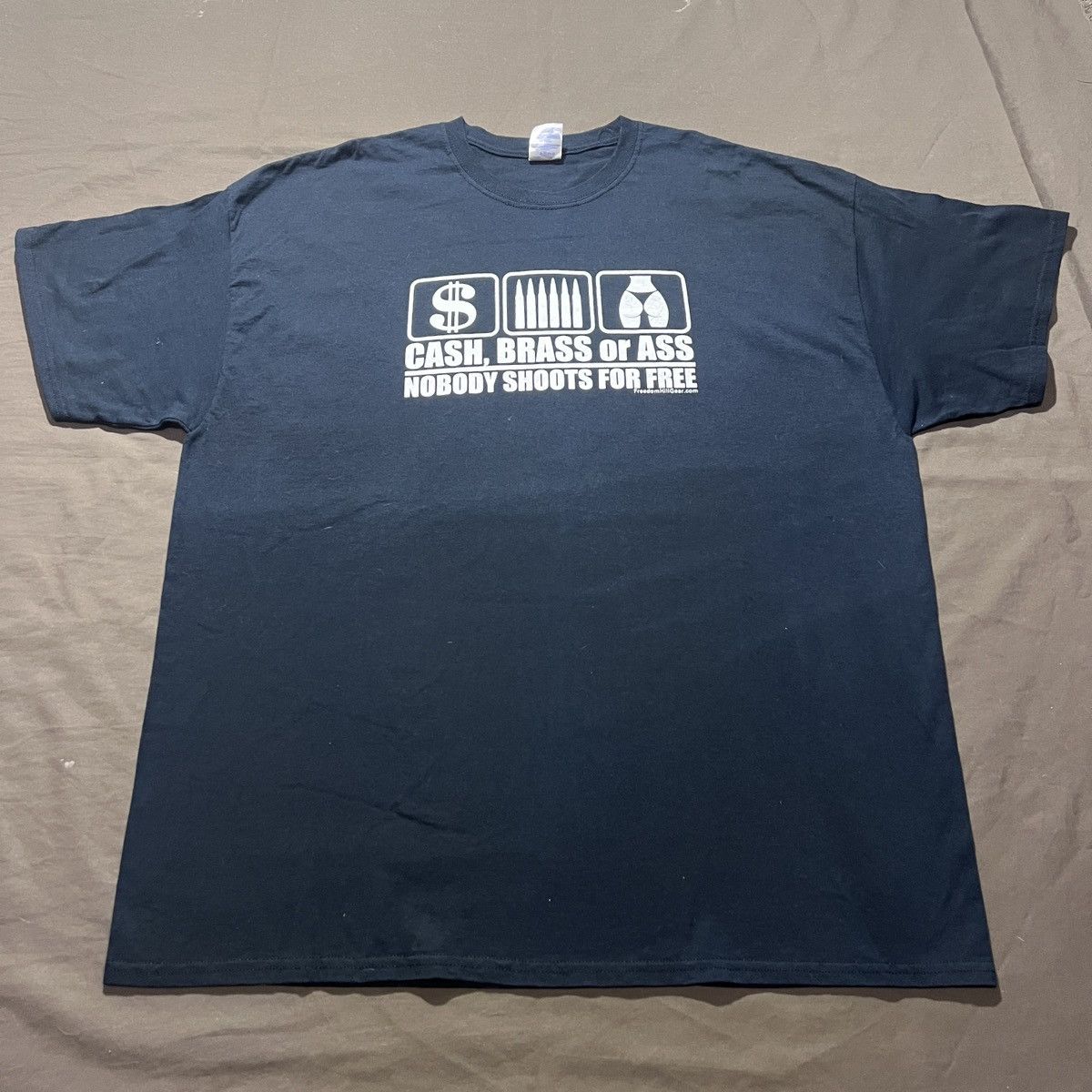 Vintage Vintage Y2K Cash Brass Ass Gun Graphic streetwear military Size US XXL / EU 58 / 5 - 2 Thumbnail
