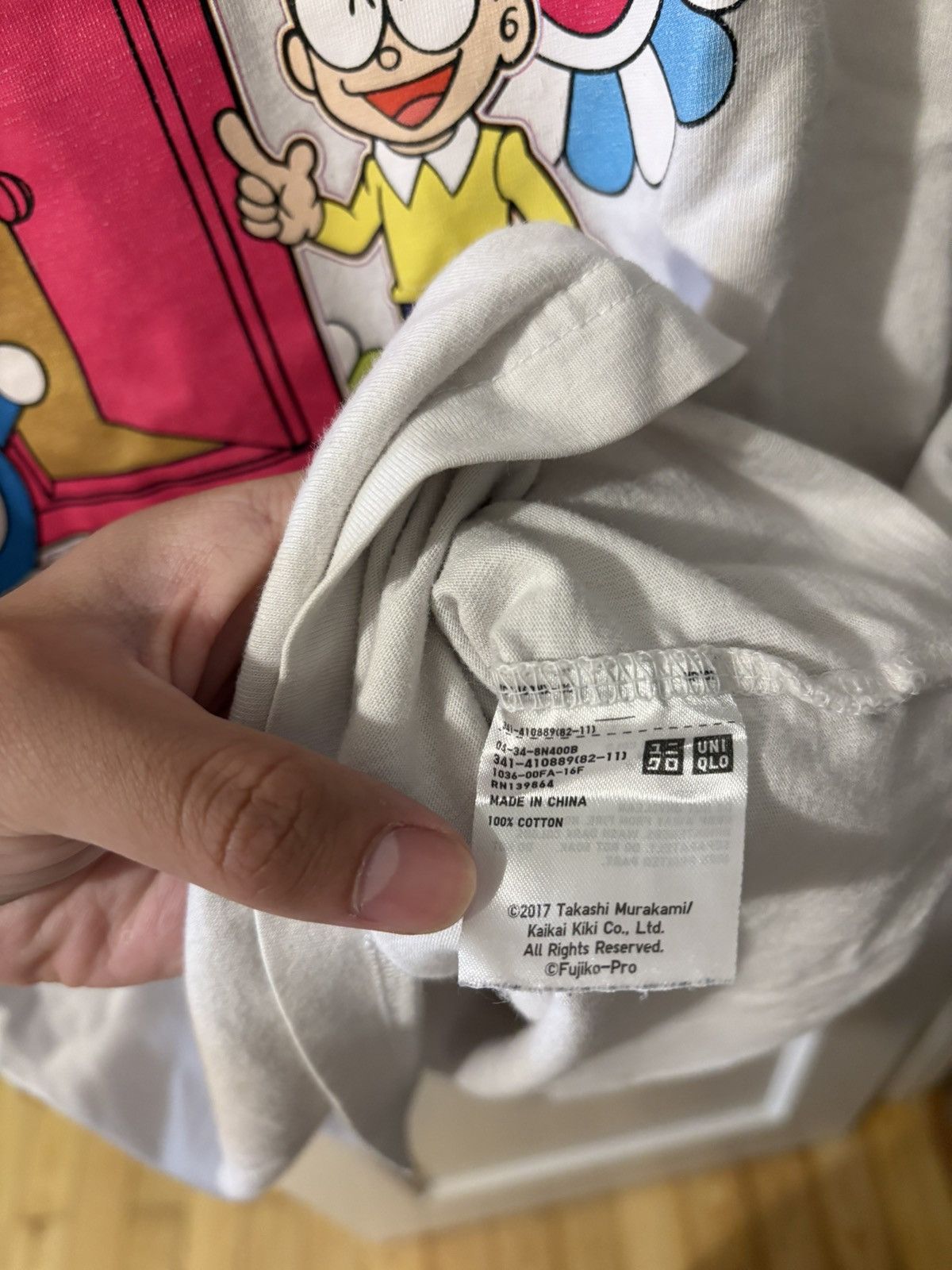 Uniqlo Uniqlo Takashi Murakami Doraemon Tee Size M Size US M / EU 48-50 / 2 - 3 Thumbnail