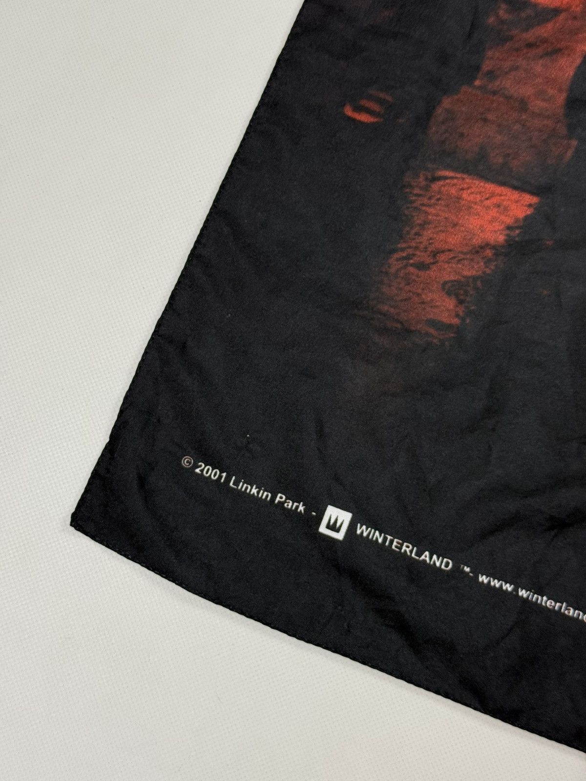 Band Tees × Vintage Linkin Park Vintage 2001 Hybrid Theory Flag Stoffposter VTG Size ONE SIZE - 9 Thumbnail