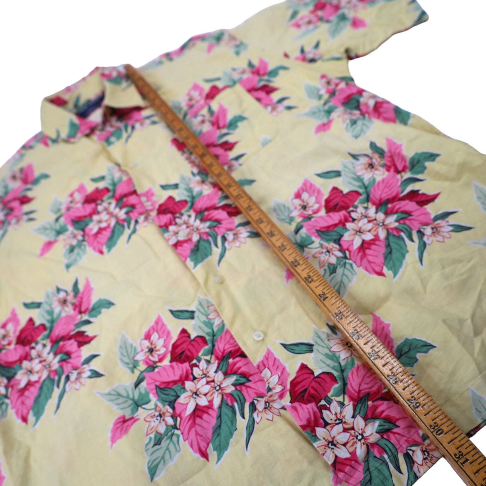 Polo Ralph Lauren × Vintage Vintage Polo Golf Ralph Lauren Floral Hawaiian Shirt Size US L / EU 52-54 / 3 - 9 Thumbnail