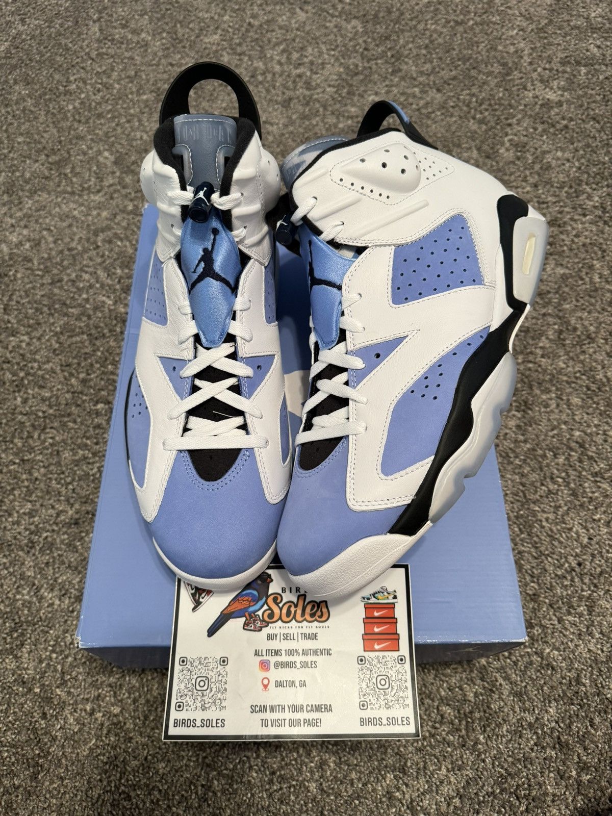 Jordan 6 unc size 14