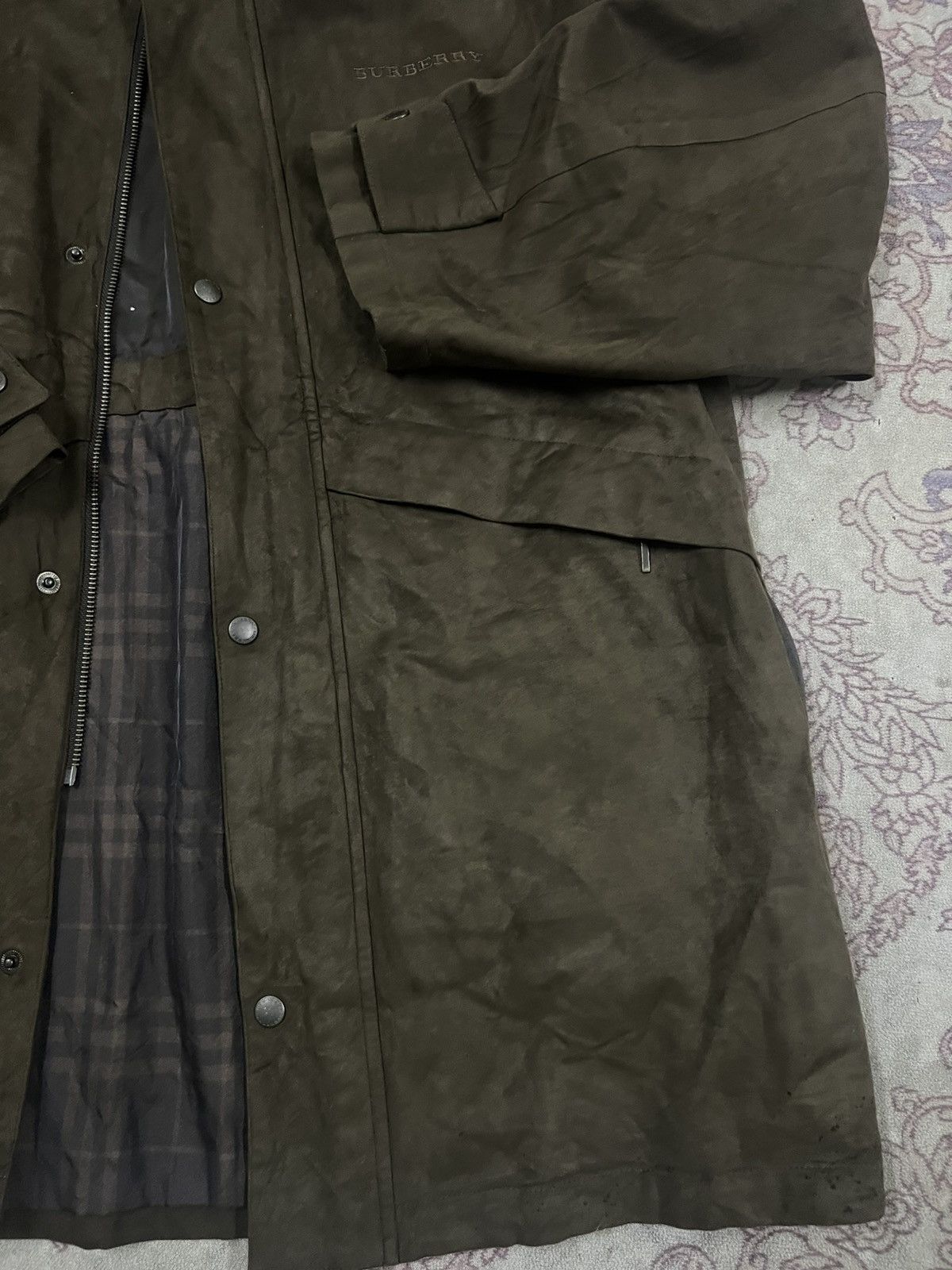 Burberry Burberry Golf Faux Suede Field Jacket Brown Sanyo Shokai Size US L / EU 52-54 / 3 - 17 Thumbnail