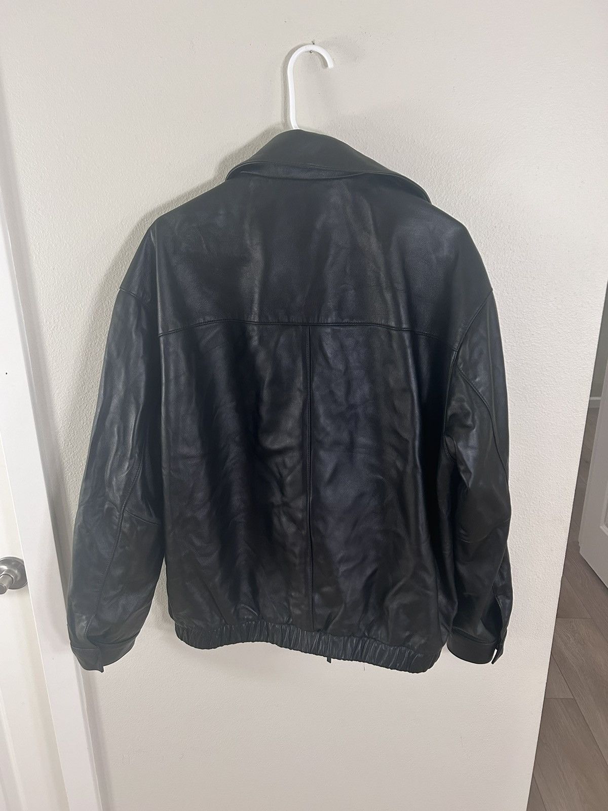 Allsaints Left Seoul Leather Jacket Size US L / EU 52-54 / 3 - 4 Thumbnail