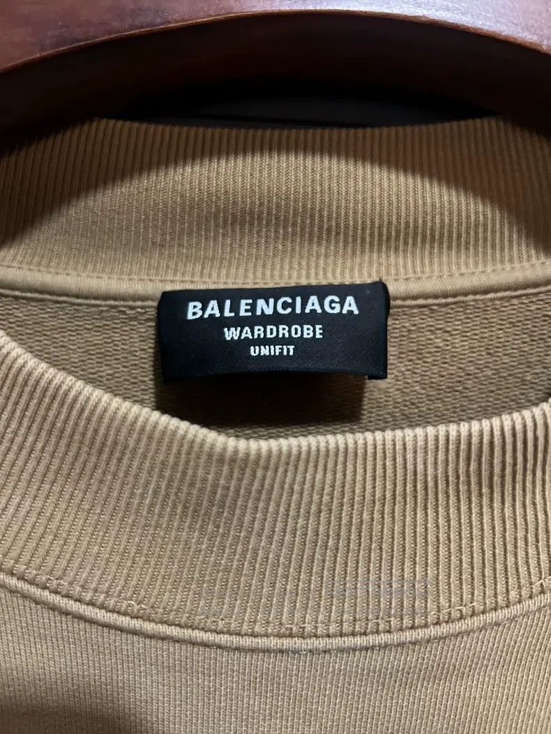 Balenciaga Balenciaga Loose long-sleeve sweatshirt with chest logo pa Size XS / US 0-2 / IT 36-38 - 4 Thumbnail