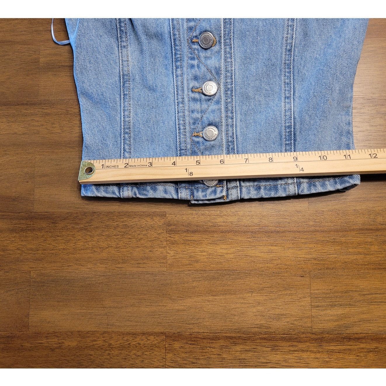 Pull & Bear NWT Denim Corset Strapless Bustier S Y2K Coquette Size S / US 4 / IT 40 - 7 Thumbnail