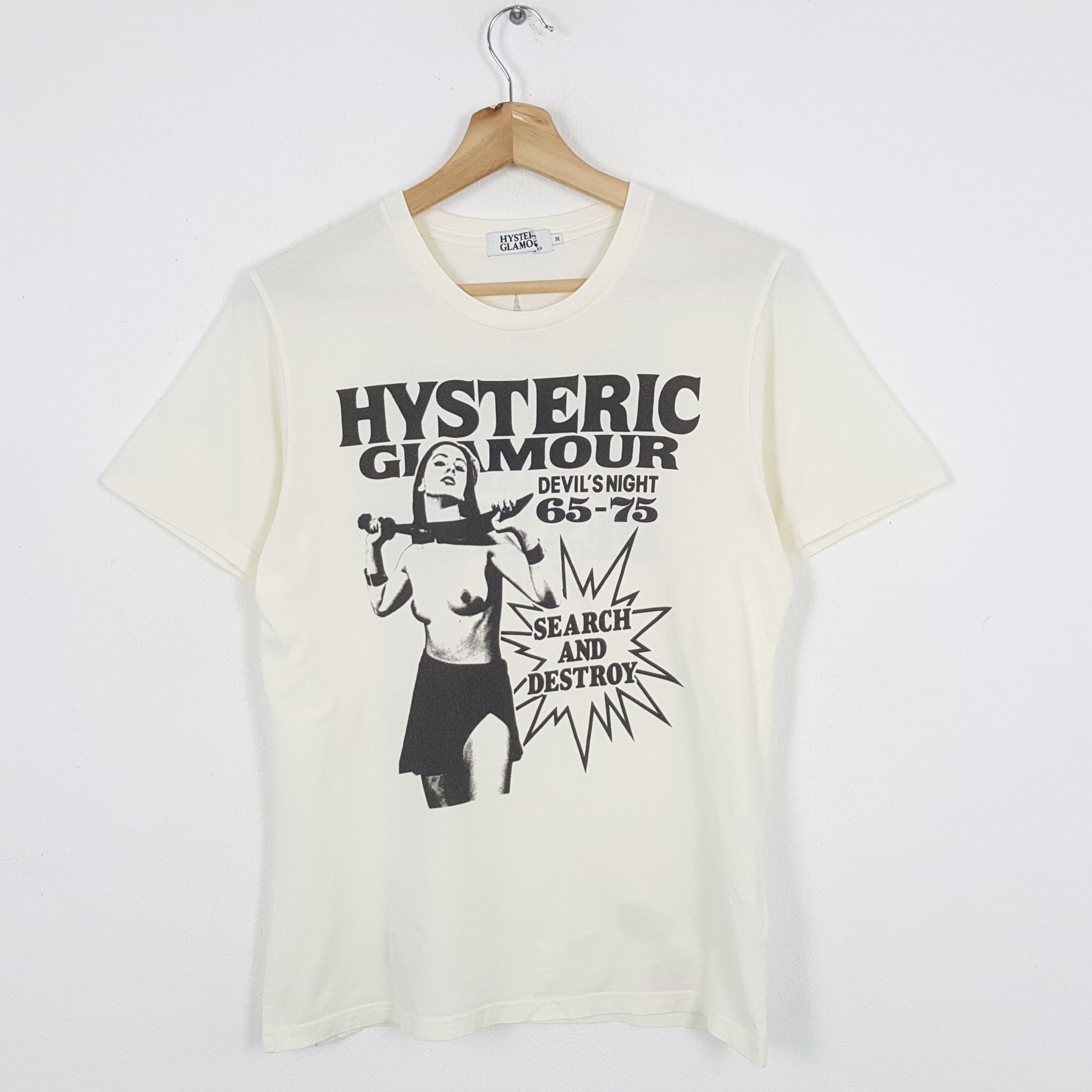 Hysteric Glamour × Japanese Brand × Vintage Vintage HYSTERIC GLAMOUR Japanese Brand T-Shirts Size S / US 4 / IT 40 - 1 Thumbnail