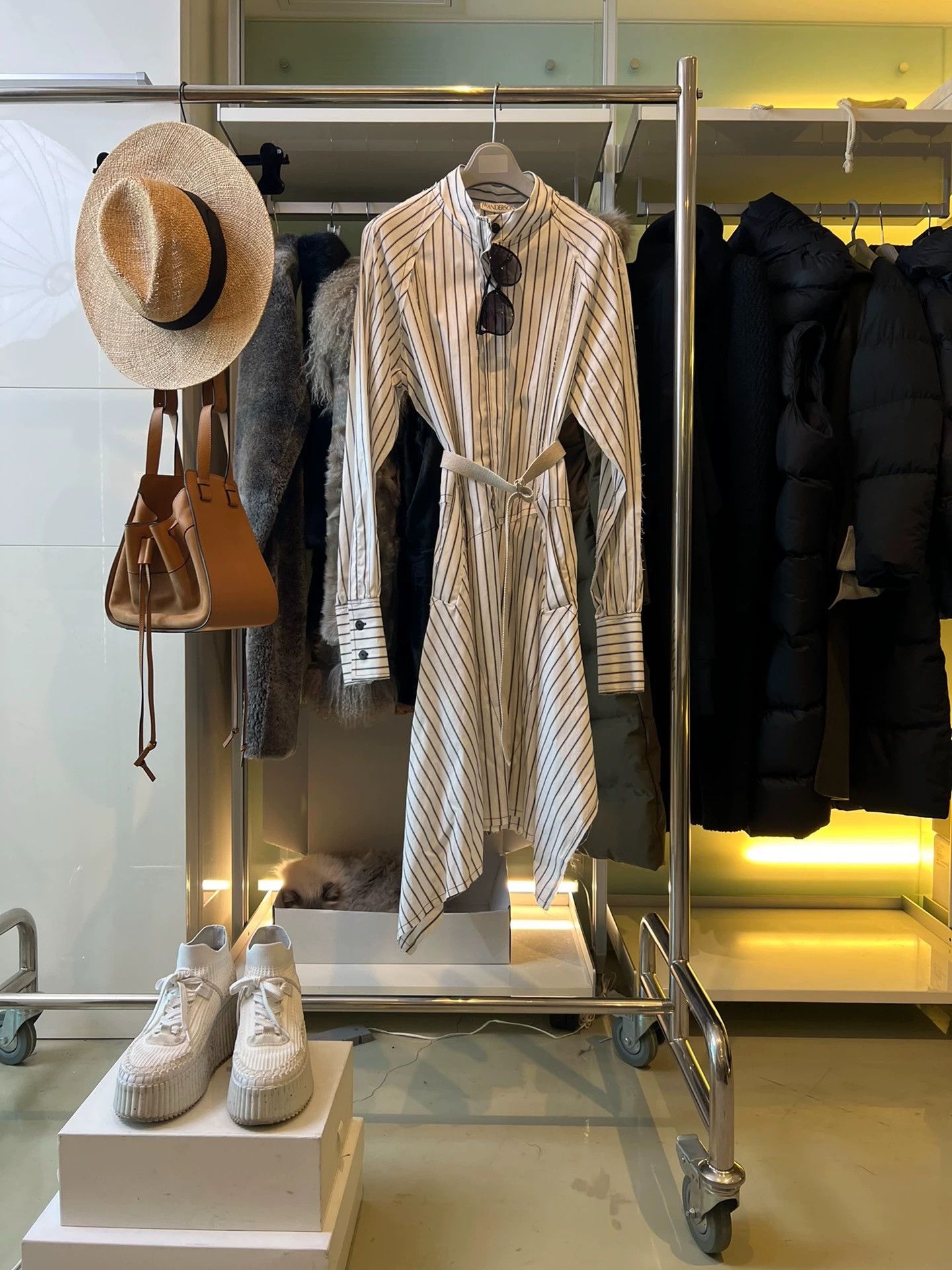 JW Anderson JW Anderson Striped 100% Cotton Tailored Dress 46 New Size S / US 4 / IT 40 - 1 Thumbnail