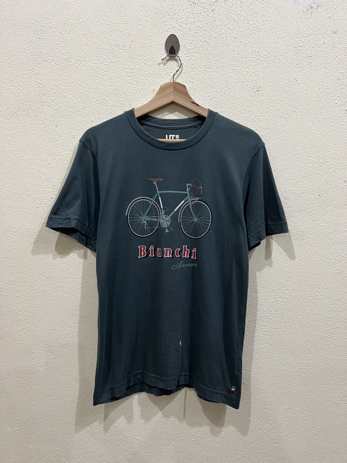 Japanese Brand Bianchi Uniqlo Bicycle Shirt Size US S / EU 44-46 / 1 - 2 Thumbnail