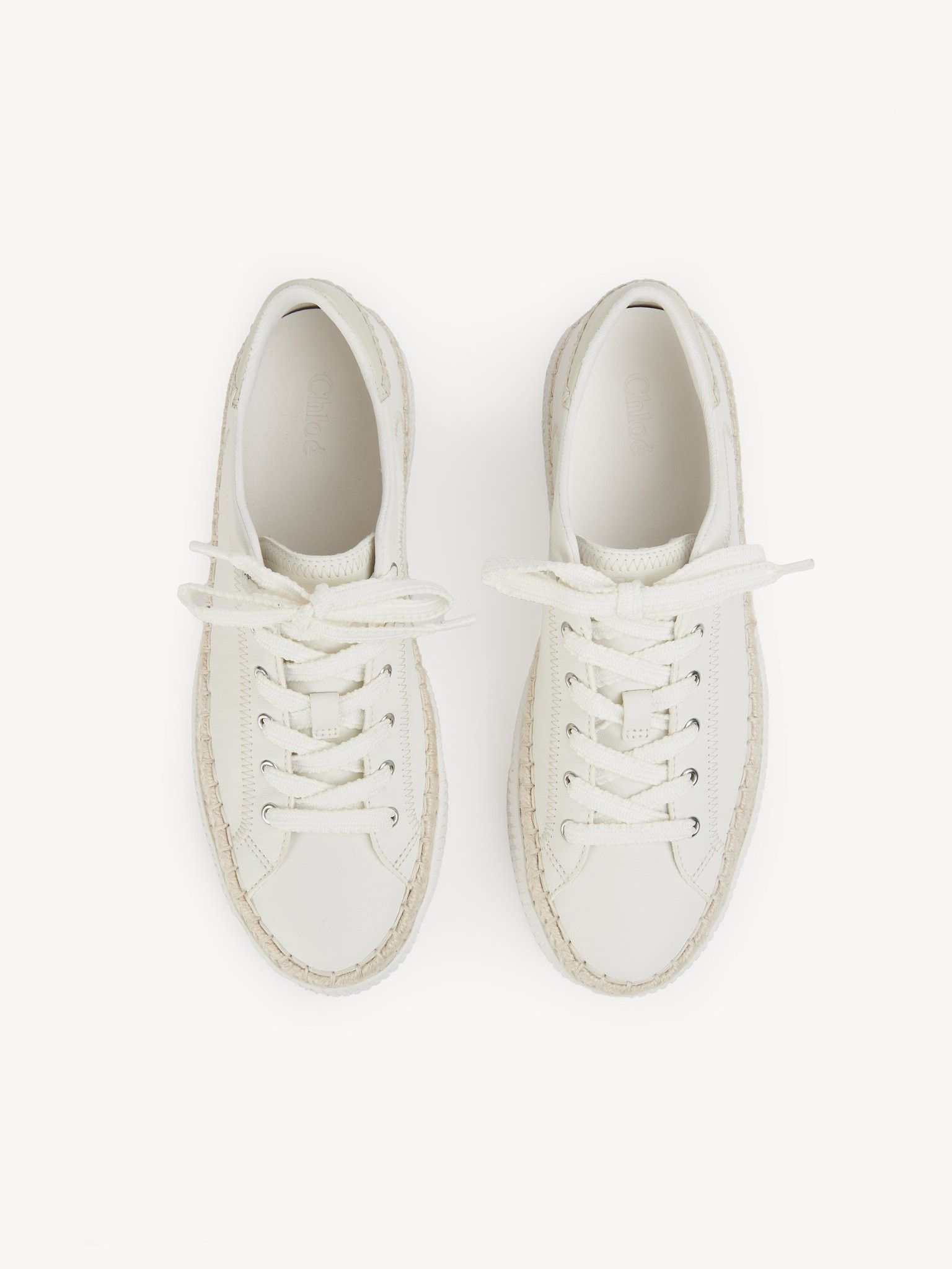 Chloe o1loc1c0325 CHC24 Thelma Sneakers in White Size US 9 / IT 39 - 4 Thumbnail
