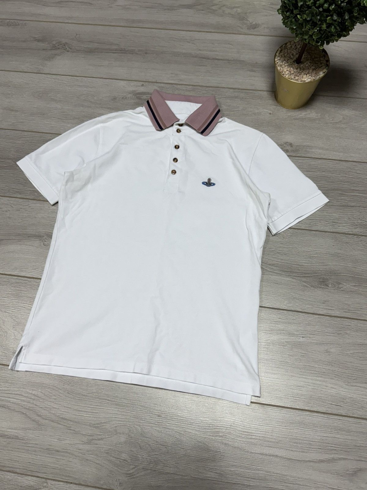 Vivienne Westwood Vivienne Westwood vintage small orb polo shirt Size US L / EU 52-54 / 3 - 1 Thumbnail