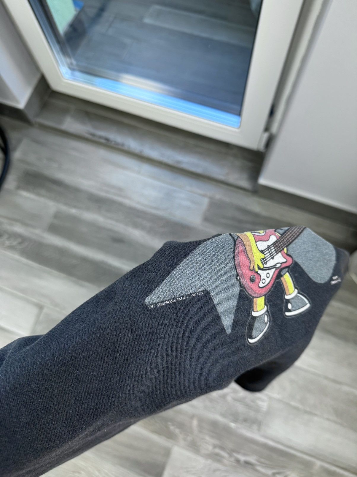 Vintage VTG Bart Simpson Born to rock 2009 Fruit of the loom tee Size US XL / EU 56 / 4 - 5 Thumbnail