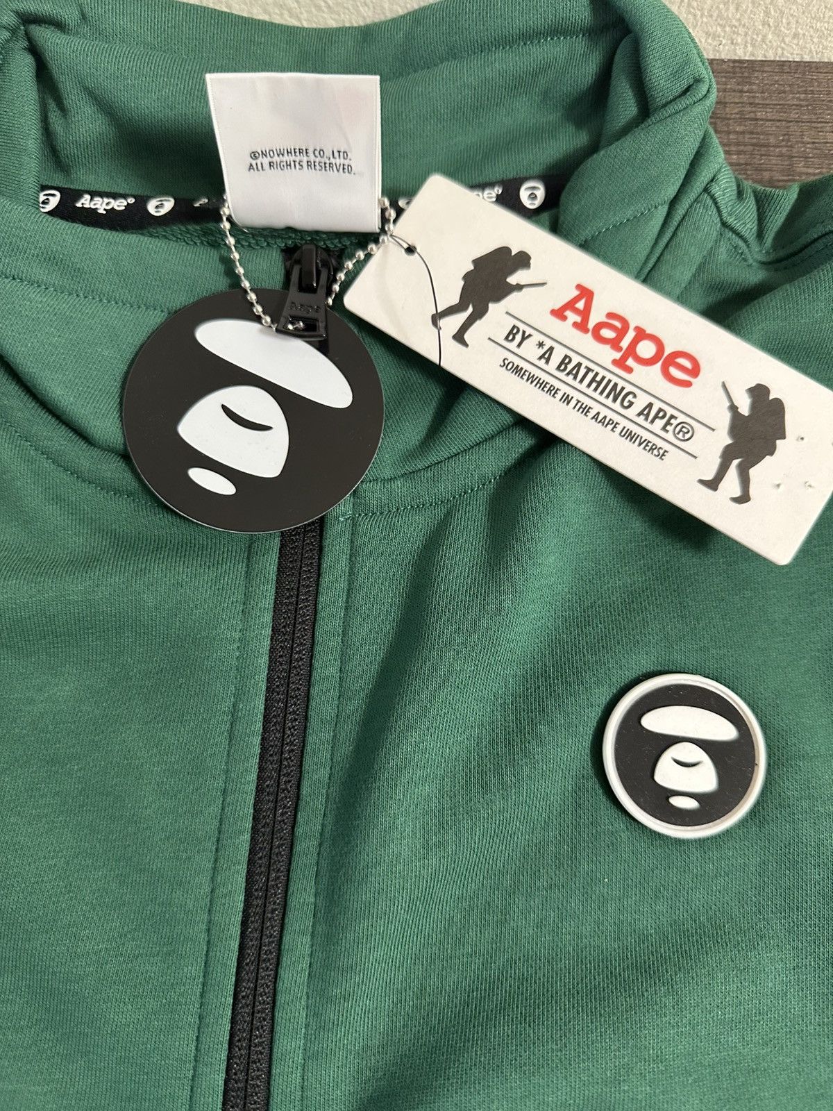Aape × Bape AAPE by A Bathing Ape 1/4 Zip Sweatshirt. New & Authentic Size US XXS / EU 40 - 3 Thumbnail
