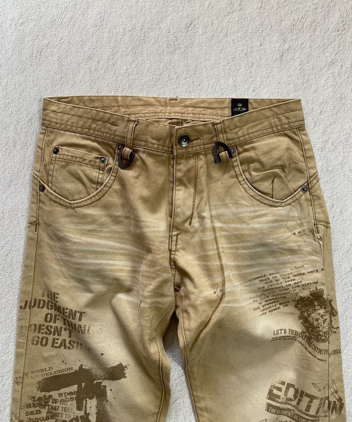 If Six Was Nine 2000s Semantic Design Muddy wash Flared Jeans Size US 29 - 4 Thumbnail