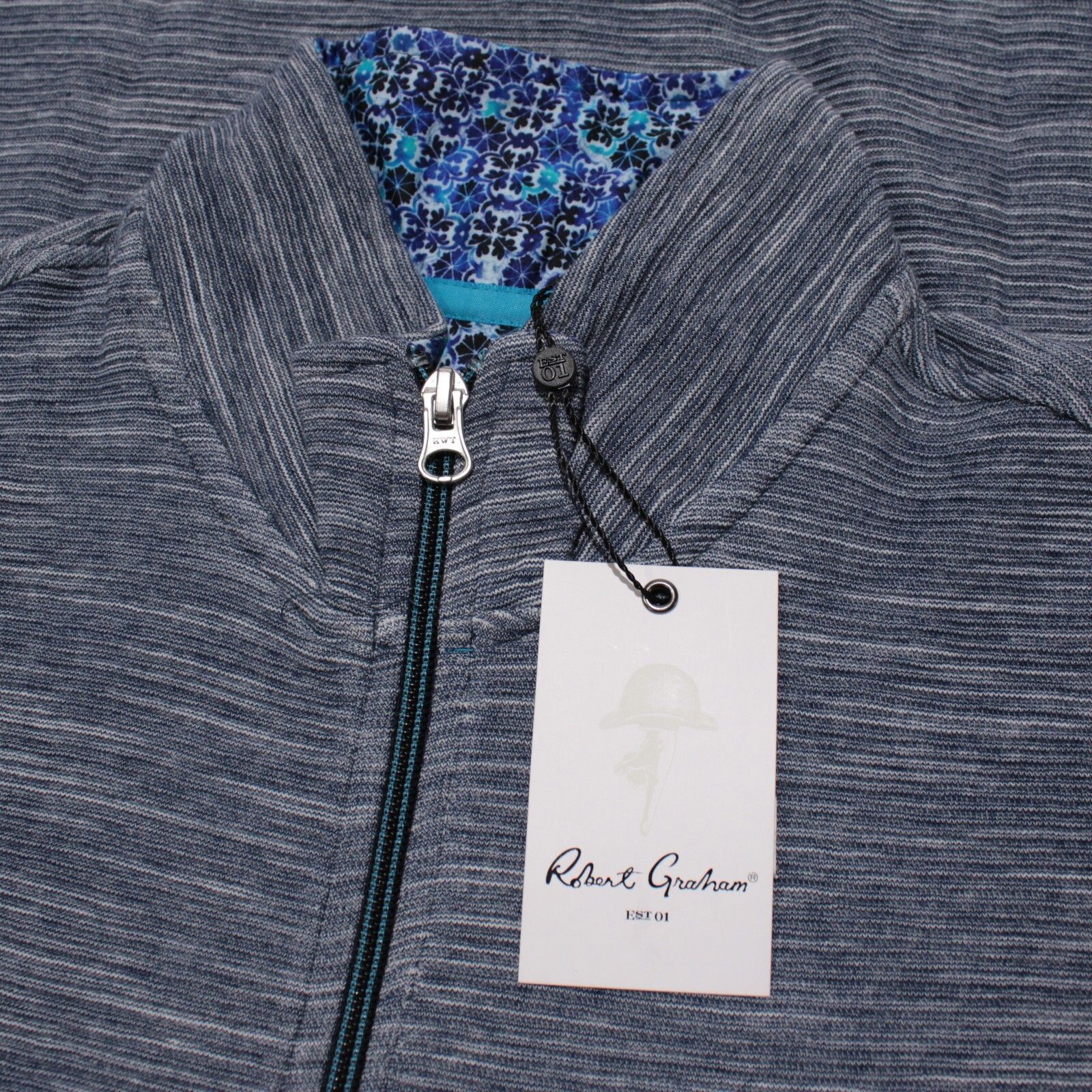 Robert Graham Robert Graham Sweater Size US M in Blue Size US M / EU 48-50 / 2 - 1 Thumbnail