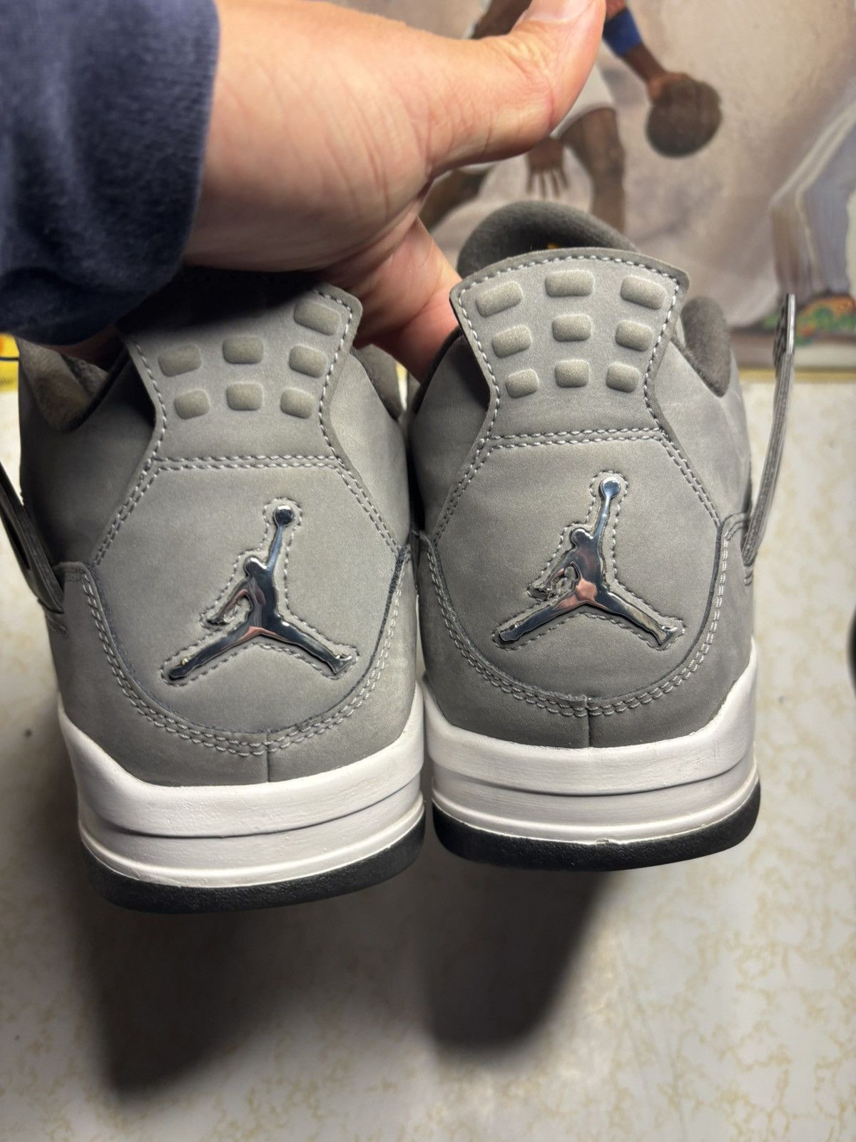 Jordan Brand Jordan Retro 4 ‘cool grey’ Size US 12 / EU 45 - 7 Thumbnail