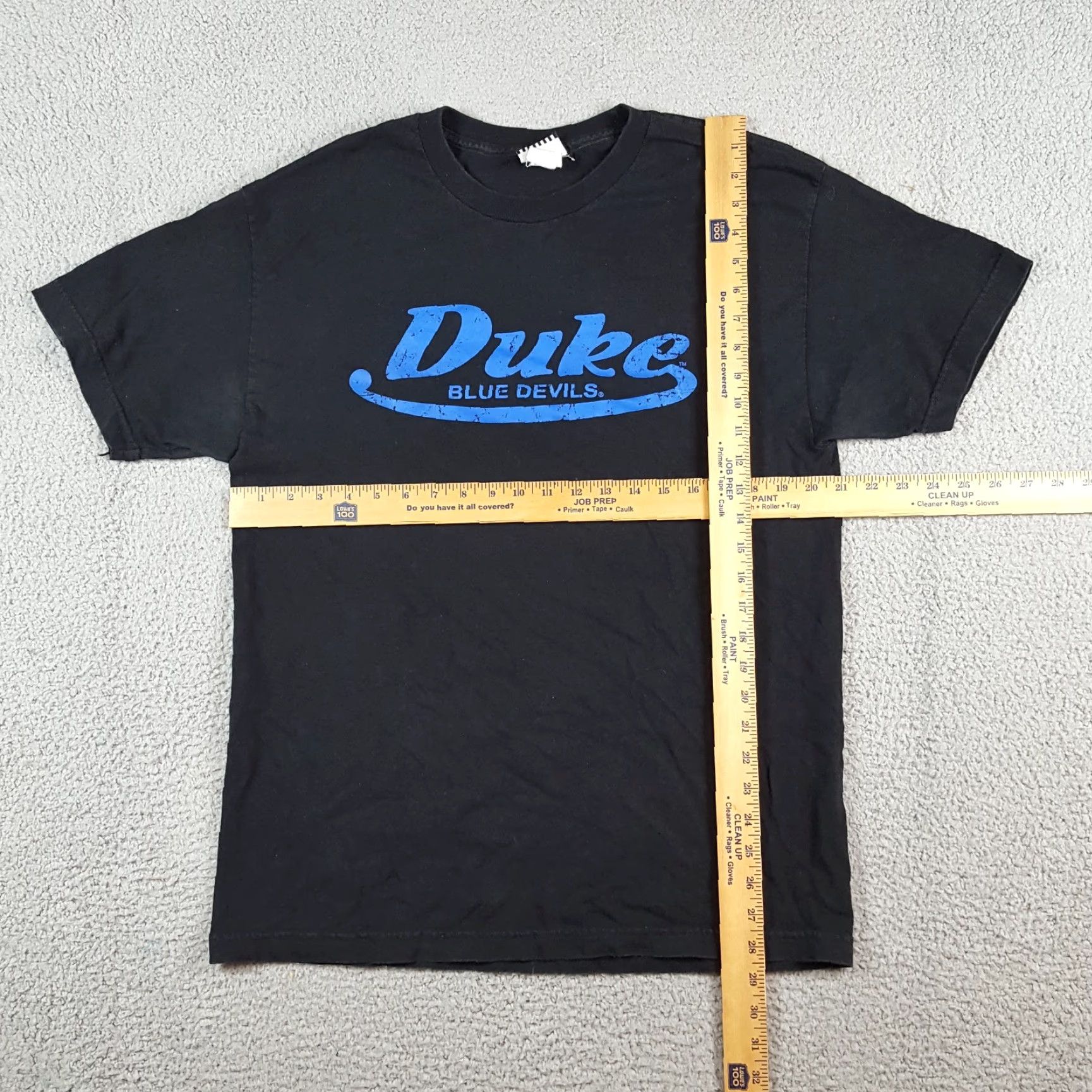 Vintage VINTAGE Duke Blue Devils University Basketball Men's Shirt Size L Black Script T Shirt Size US L / EU 52-54 / 3 - 7 Thumbnail
