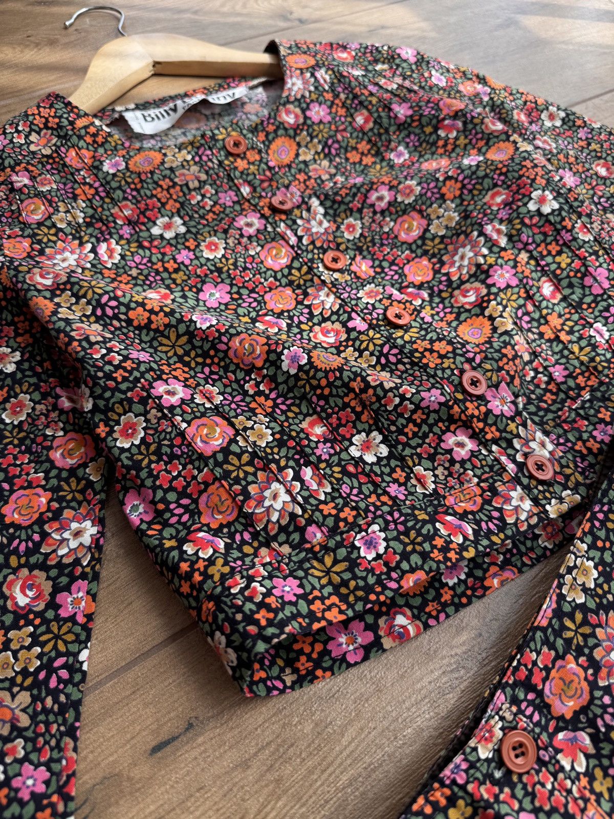 Japanese Brand × Vintage Vintage Billy Bonny Paris Floral Streetwear W' Skirt Suit Size 24" / US 00 / IT 34 - 4 Thumbnail